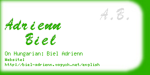 adrienn biel business card